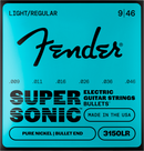 Fender SUPERSONIC BULLETS 3150LR Pure Nickel Bullet End Electric Guitar String - .009-.046