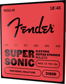 Fender SUPERSONIC BULLETS 3150R Pure Nickel Bullet End Electric Guitar String - .010-.046