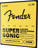 Fender SUPERSONIC BULLETS 3150M Pure Nickel Bulled End Electric Guitar String - .011-.049