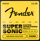 Fender SUPERSONIC BULLETS 3150M Pure Nickel Bulled End Electric Guitar String - .011-.049
