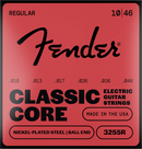 Cordes de guitare électrique Fender CLASSIC CORE BULLETS 3255R en acier nickelé à embout conique - .010-.046