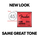 Fender 7150M Cordes pour guitare basse électrique en nickel pur à longue échelle, taille moyenne
