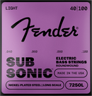 Fender SUBSONIC 7250L Nickel-Plated Steel Long Scale Electric Bass String - .040-.100