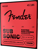 Fender SUBSONIC 7250M Nickel-Plated Steel Long Scale Electric Bass String - .045-.105