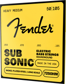 Fender SUBSONIC 7250HM Nickel-Plated Steel Long Scale Electric Bass Strings - .050-.105