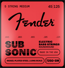 Fender SUBSONIC 72050-5M Nickel-Plated Steel Long Scale 5-String Electric Bass String - .045-.125