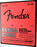 Cordes de basse électrique Fender ULTRACORE 9250M en acier nickelé à diapason long - .045-.105
