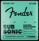 Fender SUBSONIC 7350ML Stainless Steel Long Scale Electric Bass String - .045-.100