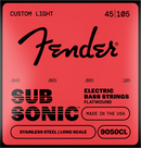 Fender SUBSONIC 9050 Flatwound Stainless Steel Long Scale Electric Bass String - .045-.105