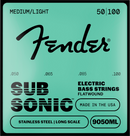 Fender SUBSONIC 9050ML Flatwound Stainless Steel Long Scale Electric Bass String - .050-.100