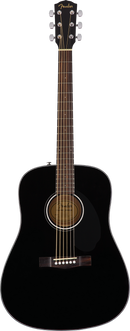 Fender CD-60S DREADNOUGHT Acoustic Electric Guitar (Black)