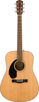 Fender CD-60S DREADNOUGHT LH Left Handed Acoustic Guitar (Natural)