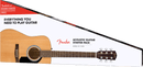 Fender FA-115 DREADNOUGHT PACK Acoustic Guitar Pack (Natural)