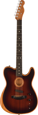 Fender AMERICAN ACOUSTASONIC TELECASTER ALL MAHOGANY Acoustic Electric Guitar (Bourbon Burst)