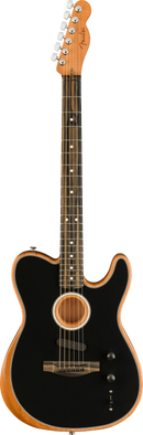 Fender AMERICAN ACOUSTASONIC TELECASTER Acoustic Electric Guitar (Black)