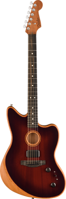 Fender AMERICAN ACOUSTASONIC JAZZMASTER ALL MAHOGANY Acoustic Electric Guitar (Bourbon Burst)