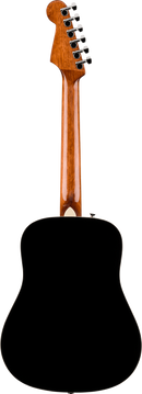 Fender CALIFORNIA STANDARD REDONDO MINI Acoustic Guitar With Gig Bag (Black)