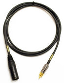 Mogami GOLD XLRM - RCA 03' RCA To Male XLR Cable - 03'