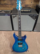 PRS SE CUSTOM 24-08 QUILT Electric Guitar (Lake Blue) (DEMO)