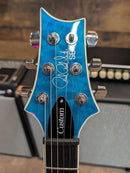 PRS SE CUSTOM 24-08 QUILT Electric Guitar (Lake Blue) (DEMO)