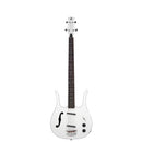 Danelectro 58 LONGHORN Semi Hollow-Body Electric Bass Guitar (White)