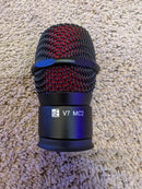 Capsule de microphone supercardioïde SE Electronics SE-V7MC2/BLACK pour émetteurs portables Sennheiser (grille et corps noirs) (OCCASION)