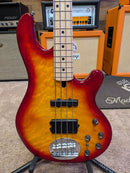 Lakland 44-02-DELUXE-MCS Electric Bass Guitar (Cherry Sunburst) (USED)