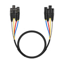 Câble multipaire XLR 4 canaux Phenyx Pro PCBL-4IN1-3 - 90 cm