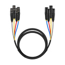Phenyx Pro PCBL-4IN1-6 4-channel XLR Snake Cable - 6ft