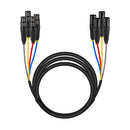 Phenyx Pro PCBL-4IN1-10 4-channel XLR Snake Cable - 10ft