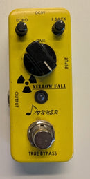 Donner Guitar YELLOW FALL Delay Pedal (USED)