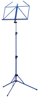 K&M 100/5 3-Piece Folding Music Stand (Blue)