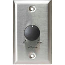 Lowell 100LVC 100W Mono Contrôle de volume avec plaque murale standard à 1 poste (acier)