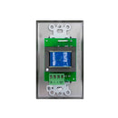 Plaque murale de contrôle de volume mono Lowell 100LVC-DSB (acier inoxydable/noir) - 100 W