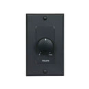 Plaque murale de contrôle de volume mono Lowell 100LVC-PA-DB (noire) - 100 W