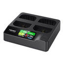 Accsoon BC-03 100W 4-Bay LP-E6 Fast Charger