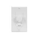 Plaque murale de potentiomètre Lowell 10KLVC-DW (blanche) - 10 kΩ