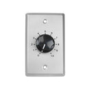 Lowell 10LVC Mono Volume Control Standard Wall Plate (Stainless Steel) - 10W