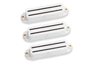 Seymour Duncan 11205-09-W Cool Rails Strat Ensemble Humbucker à bobine unique à sortie moyenne (Blanc)