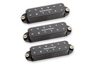 Seymour Duncan 11205-17-B JB JR. Strat SJBJ-1 High Output Single Coil Sized Humbucker Pickup Set (Black)