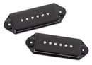 Seymour Duncan 11302-61-BC-NOL Noiseless Hot P90 Silencer Vintage Pickup Set - Oreille de chien, Noir
