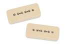 Seymour Duncan 11302-67-CRC-NOL Noiseless Hot P90 Silencer Pickup Set - Soapbar (Cream)