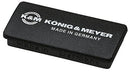 K&M 115/6-BLACK Magnet With Felt Lining (Black)