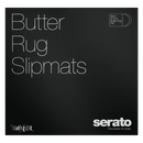 Serato Butter Tapis Slipmat (12", Simple, Blanc sur Noir)