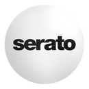 Serato Butter Tapis Slipmat (12", Simple, Noir sur Blanc)