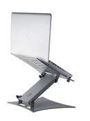 Stand d'ordinateur portable pliant K&M 12195 (gris)