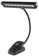 Lampe de pupitre K&amp;M 12249-BLACK Orchestra EOS avec 9 LED (noir)