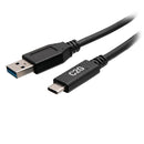 C2G 28876 USB-C Male to USB-A Male Cable - 1.5'