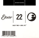 Elixir 13022 Anti-Rust Plated Plain Steel Single Guitar String - .022