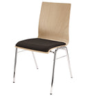 Chaise empilable multifonctionnelle K&amp;M 13410-NATURAL avec coussin d'assise (naturel)